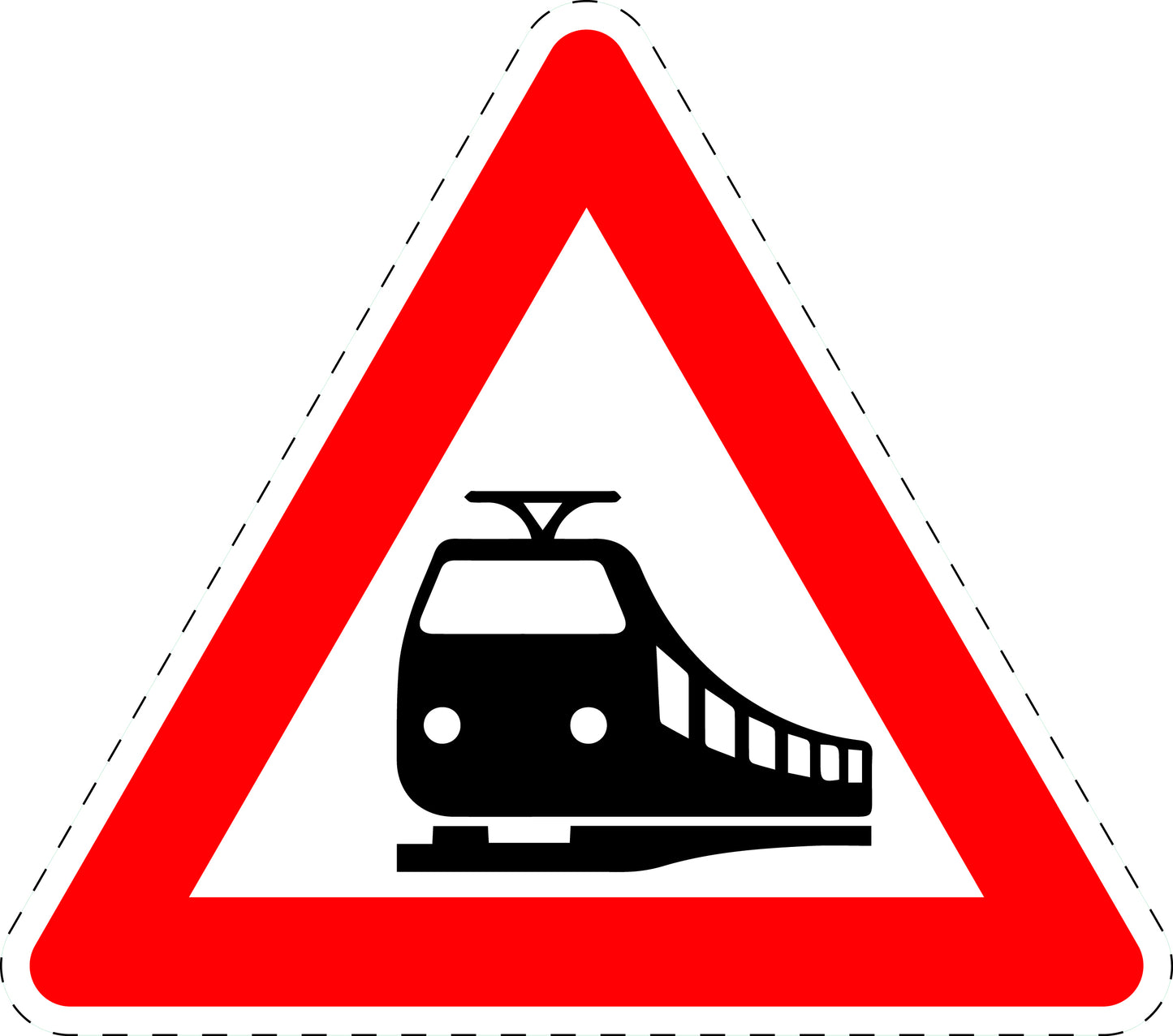 1 pièce panneau de signalisation "Passage à niveau" 20–70 cm F-Verk-151