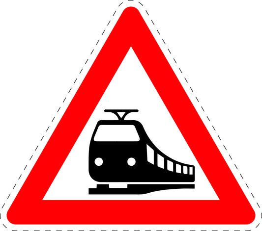 1 pièce panneau de signalisation "Passage à niveau" 20–70 cm F-Verk-151
