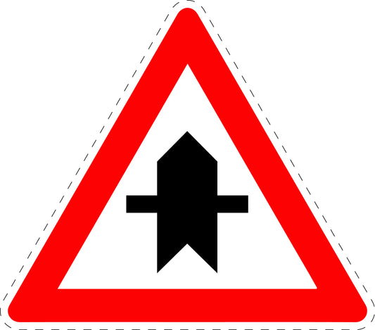 1 pièce de panneau de signalisation "Cédez le passage" 20–70 cm -F-Verk-301