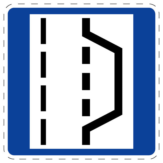 1 pièce de panneau de signalisation "Aire d'arrêt d'urgence et de dépannage" 20–70 cm F-Verk-328