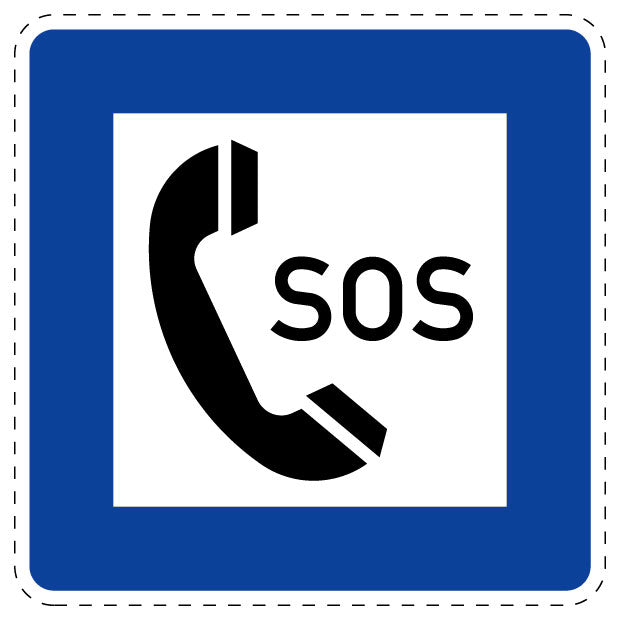 1 pièce de panneau de signalisation 20-70 cm  F-Verk-365-51