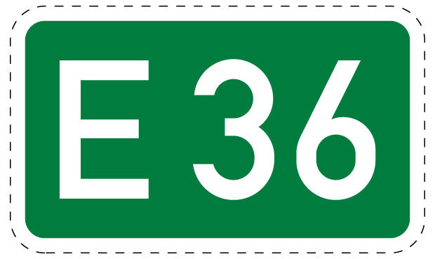 1 pièce de panneau de signalisation 20-70 cm F-Verk-410