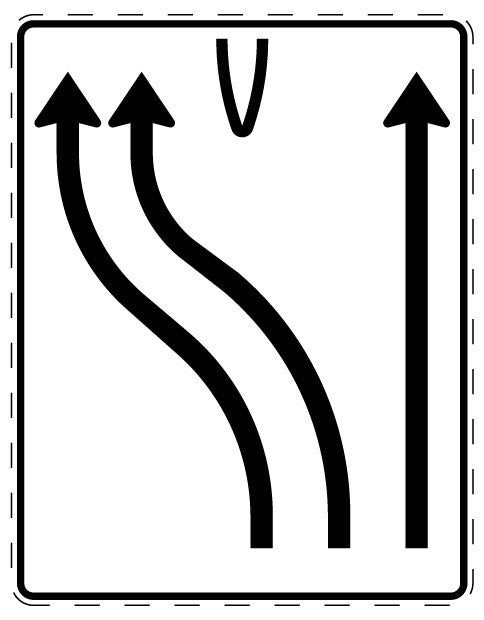 1 pièce de panneau de signalisation 2-15 cm F-Verk-501-17