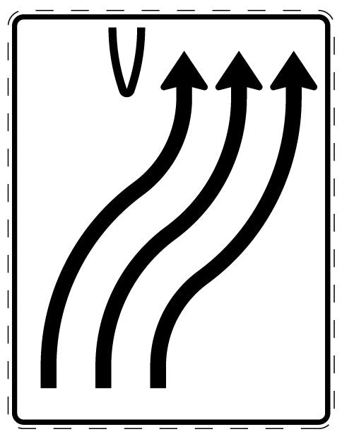 1 pièce de panneau de signalisation 2-15 cm F-Verk-501-22