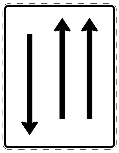 1 pièce de panneau de signalisation 2-15 cm F-Verk-522-31