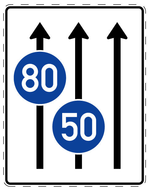 1 pièce de panneau de signalisation 2-15 cm F-Verk-525-31