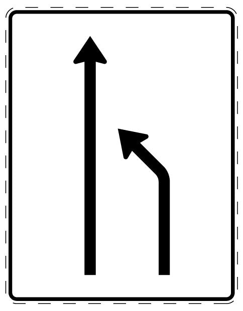 1 pièce de panneau de signalisation 2-15 cm F-Verk-531-10