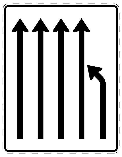 1 pièce de panneau de signalisation 2-15 cm F-Verk-531-13