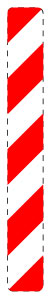 1 pièce de panneau de signalisation 2-15 cm F-Verk-605-11