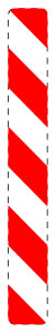 1 pièce de panneau de signalisation 2-15 cm F-Verk-605-21