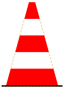 1 pièce de panneau de signalisation 20-70 cm F-Verk-610-40