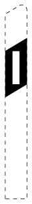 1 pièce de panneau de signalisation 20-70 cm F-Verk-620-40