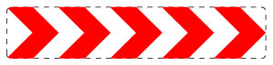 1 pièce de panneau de signalisation 2-15 cm F-Verk-625-23