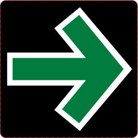 1 pièce de panneau de signalisation 2-15 cm F-Verk-720