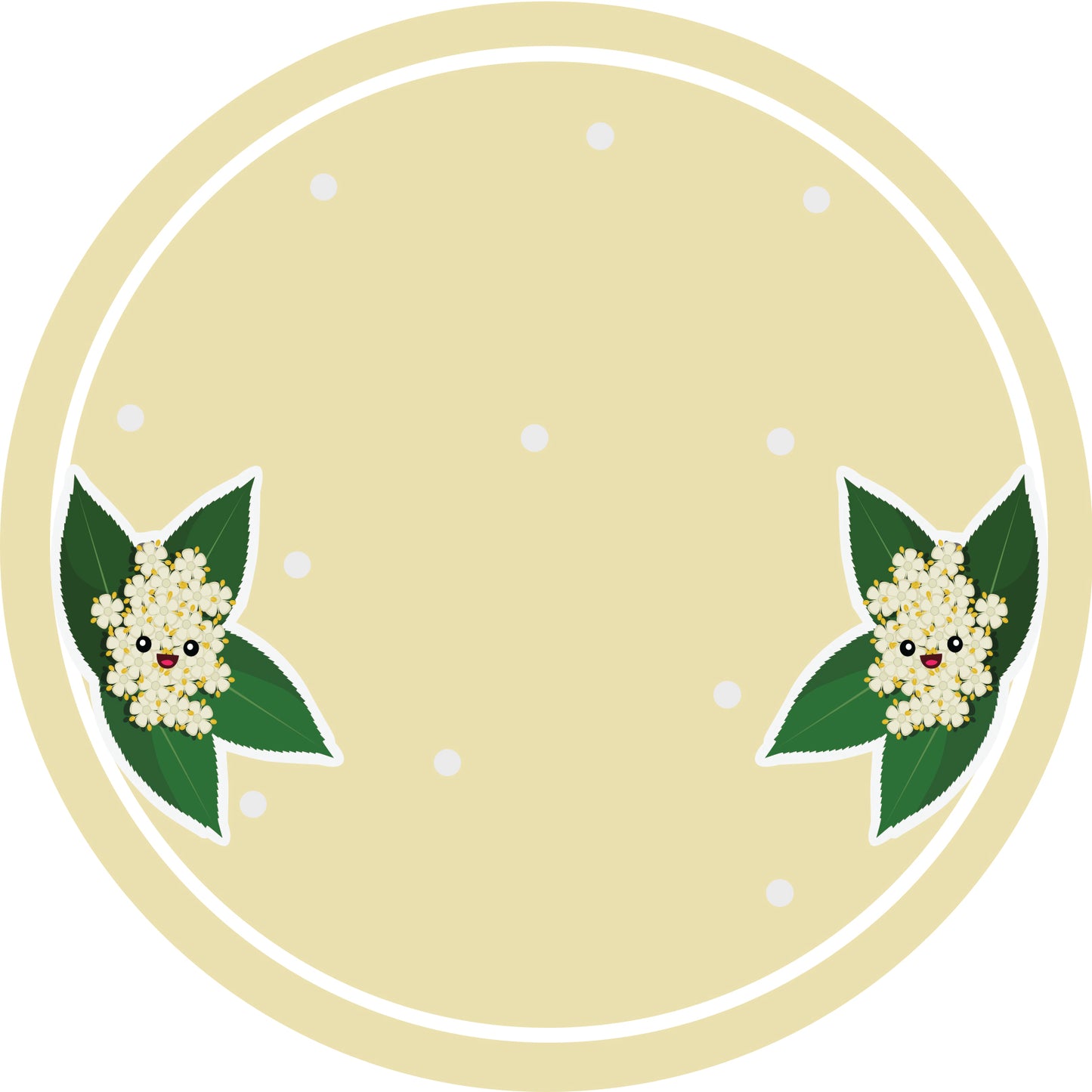 Autocollants de confiture, étiquettes de conservation, étiquettes ménagères, étiquettes rondes avec finition mate LHMAR17870-Fleur de Sureau