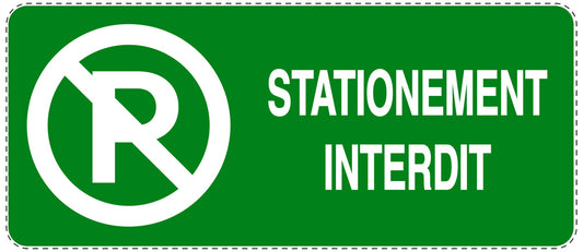 Autocollant "STATIONNEMENT INTERDIT " F-NPRK-1110-54