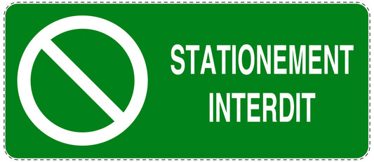 Autocollant "STATIONNEMENT INTERDIT " F-NPRK-1120-54
