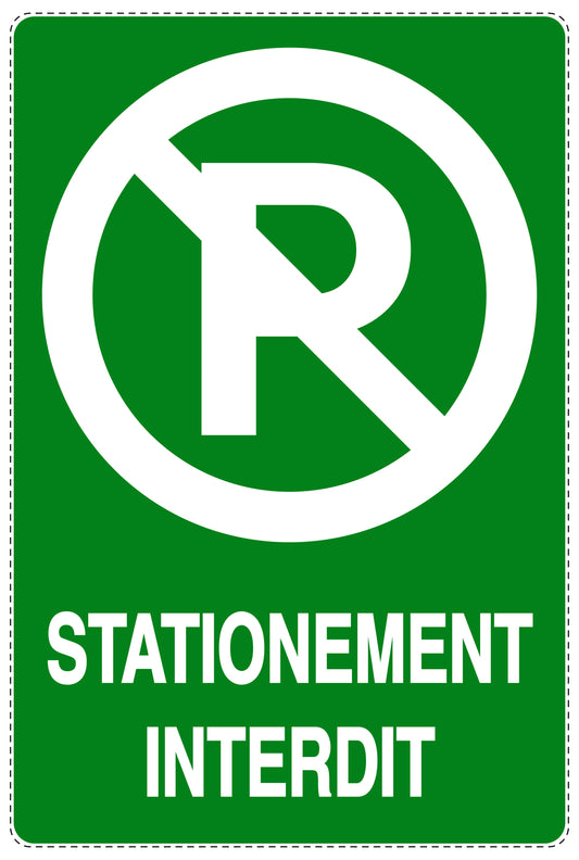 Autocollant "STATIONNEMENT INTERDIT " F-NPRK-2110-54