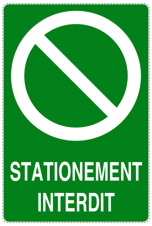 Autocollant "STATIONNEMENT INTERDIT " F-NPRK-2120-54