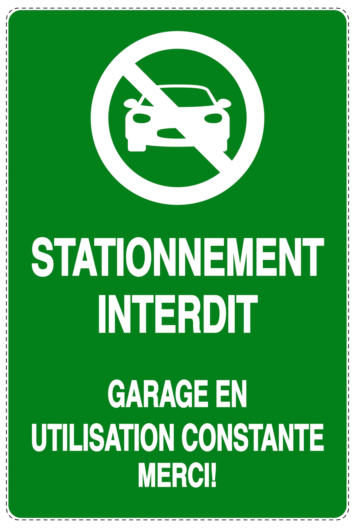 Stickers Autocollant 'Stationnement Interdit Réservé Aux Véhicules électriques' - Neuf