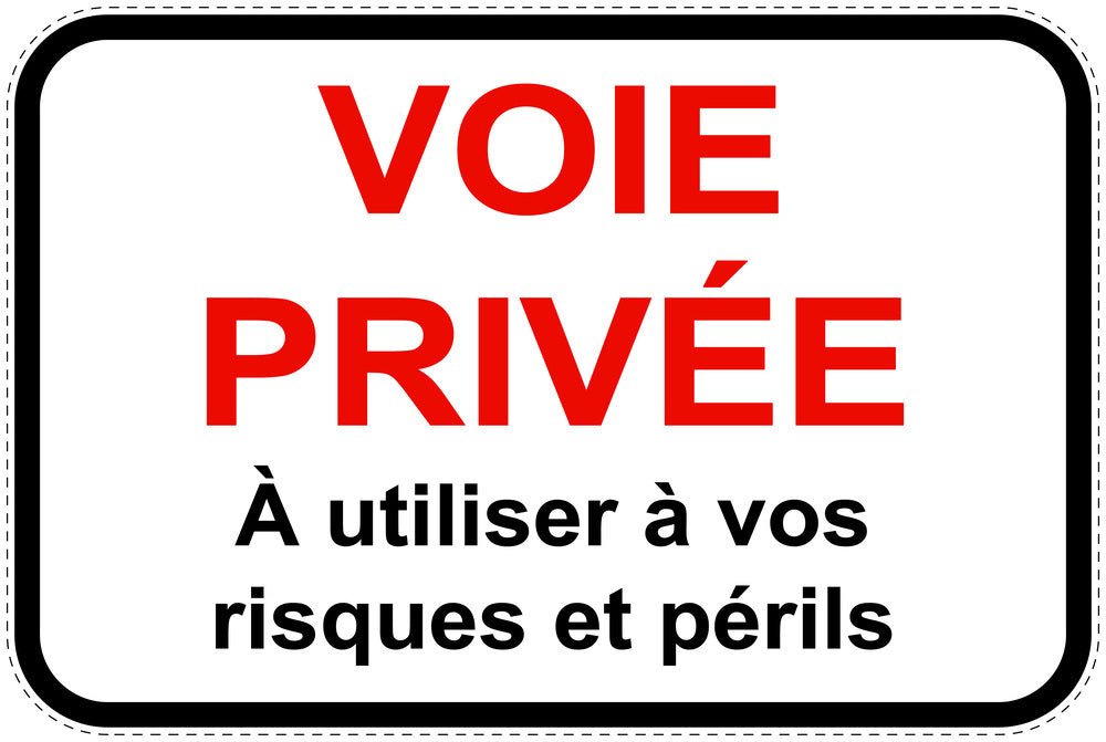 Panneaux d'interdiction de stationnement (stationnement interdit) blancs comme autocollant F-PARKEN-12000-V-0