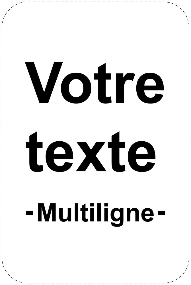 Panneaux d'interdiction de stationnement (stationnement interdit) noir comme autocollant F-PARKEN-20000-H-88-Wunsch