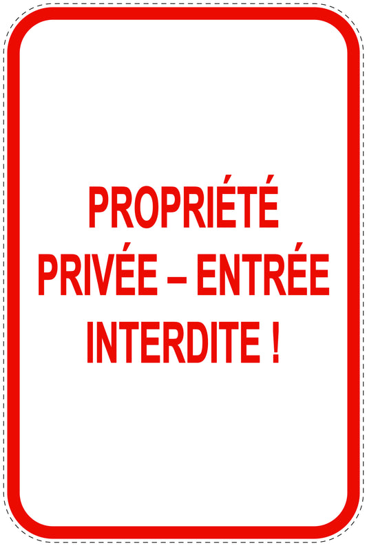 Panneaux d'interdiction de stationnement (stationnement interdit) rouge comme autocollant F-PARKEN-21200-H-14