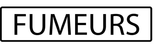 Pictogrammes de signalisation de bâtiment "Fumeurs" 5-30 cm ES-PIKTO4420-88