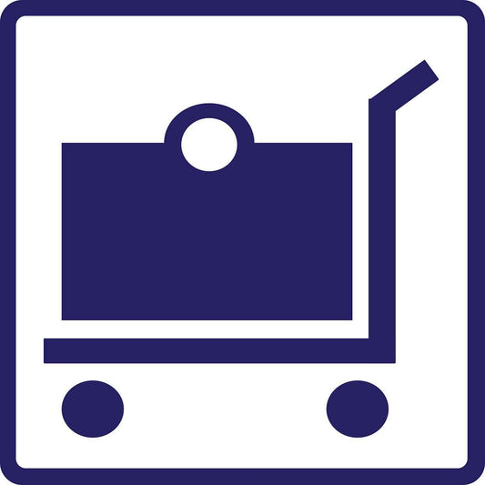 Pictogrammes de signalisation de bâtiment "Chariot" 5-30 cm ES-PIKTO4710-44