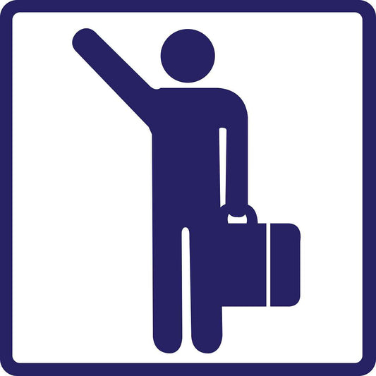 Pictogrammes de signalisation de bâtiment "Départ" 5-30 cm ES-PIKTO4720-44