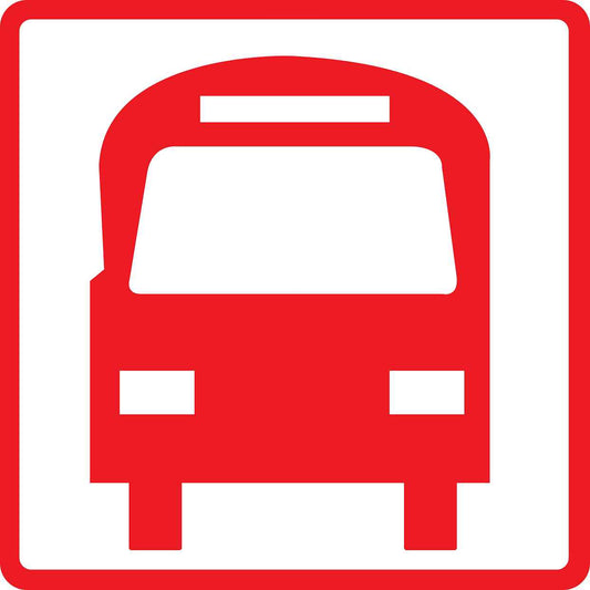 Pictogrammes de signalisation de bâtiment "Arrêt de bus" 5-30 cm ES-PIKTO4900-14