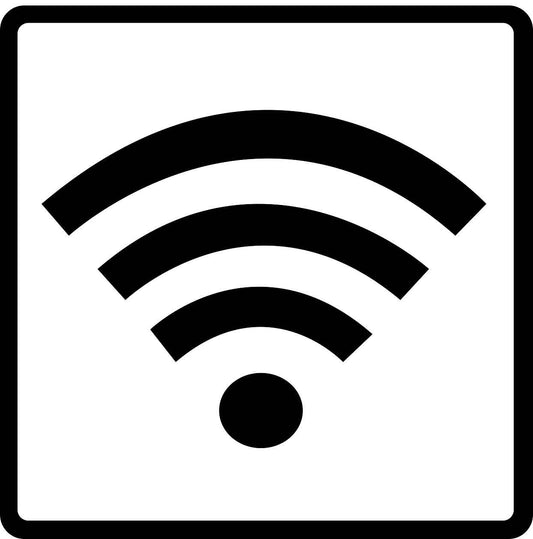 Pictogrammes de signalisation de bâtiment "Wifi" 5-30 cm ES-PIKTO5200-88