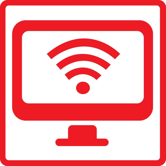Pictogrammes de signalisation de bâtiment "Wifi" 5-30 cm ES-PIKTO5230-14