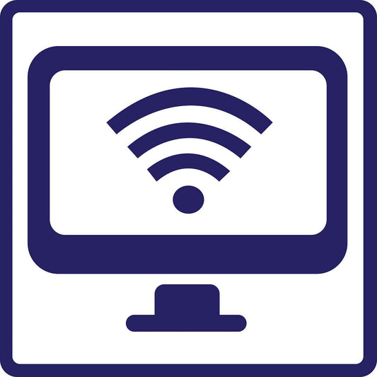 Pictogrammes de signalisation de bâtiment "Wifi" 5-30 cm ES-PIKTO5230-44
