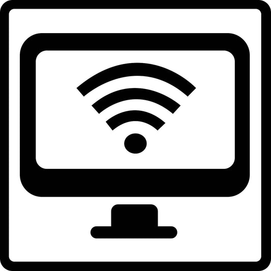 Pictogrammes de signalisation de bâtiment "Wifi" 5-30 cm ES-PIKTO5230-88