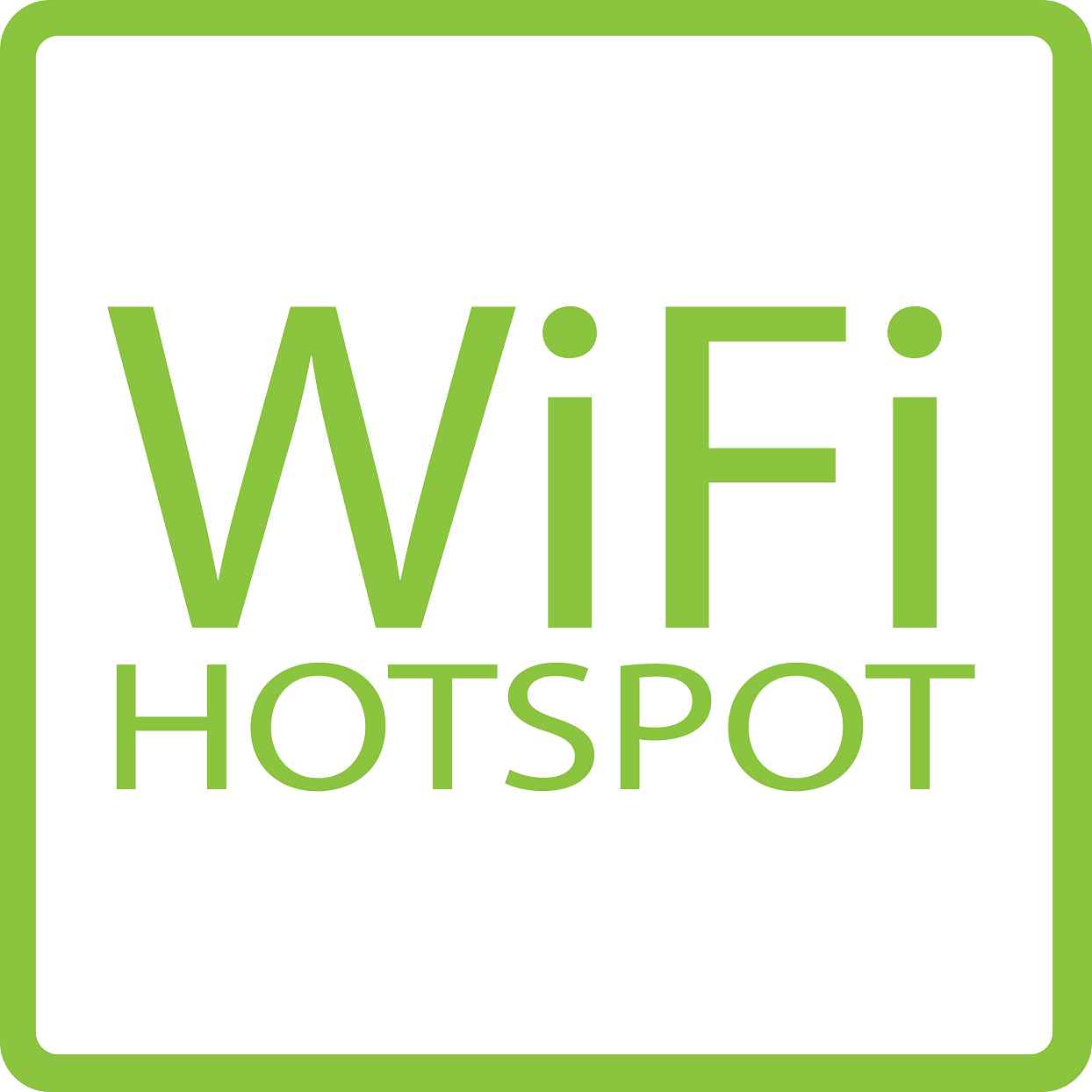 Pictogrammes de signalisation de bâtiment "Wifi hotspot" 5-30 cm ES-PIKTO5250-67