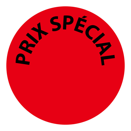 Autocollant promotionnel, autocollant d'offre et autocollant d'offre spéciale "Prix SPECIAL" 10-60 cm F-PR-4250