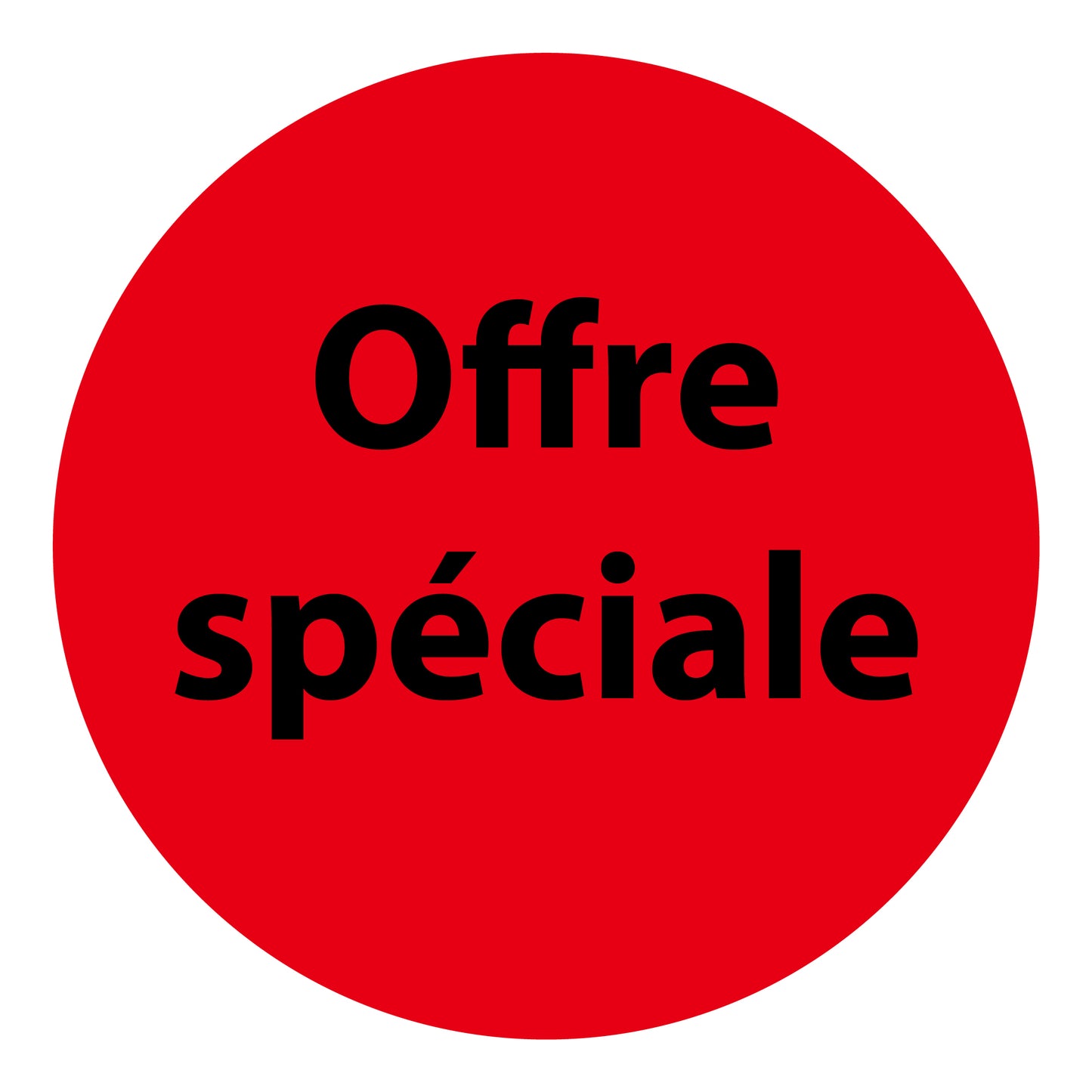 Autocollant promotionnel, autocollant d'offre et autocollant d'offre spéciale "Offre spéciale" 10-60 cm F-PR-4750
