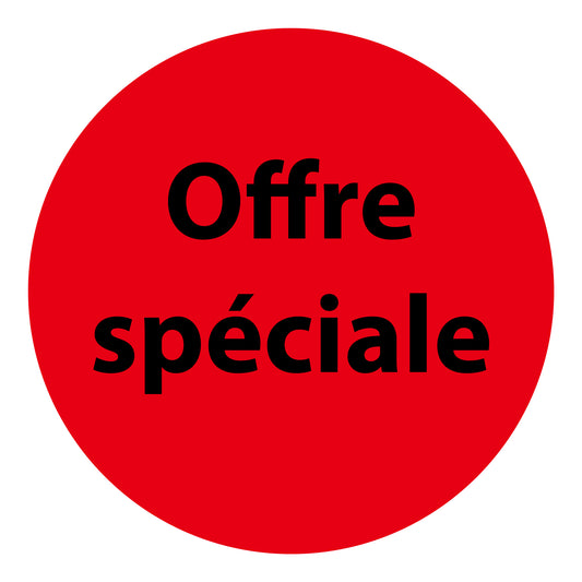 Autocollant promotionnel, autocollant d'offre et autocollant d'offre spéciale "Offre spéciale" 10-60 cm F-PR-4750