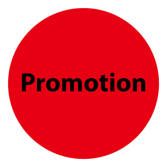Autocollant promotionnel, autocollant d'offre et autocollant d'offre spéciale "Promotion" 10-60 cm F-PR-4800