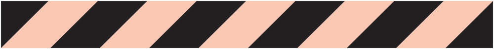 Autocollant "Bandes de sécurité" 20-80 cm rouge en plastique PVC F-STRIPES-10000-100x10-88-811