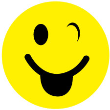 1000 autocollants souriants 2-10 cm, de grandes quantités à un prix très avantageux F-SMI-0370
