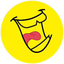 1000 autocollants souriants 2-10 cm, de grandes quantités à un prix très avantageux F-SMI-0440