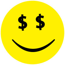 1000 autocollants souriants 2-10 cm, de grandes quantités à un prix très avantageux F-SMI-0470