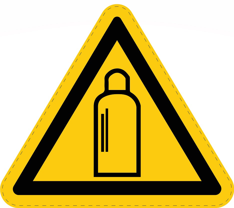 Autocollant d'avertissement collé "Panneau d'avertissement Avertissement général" 2-7 cm en plastique PVC, ES-SIW-019