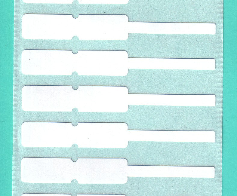 1000 étiquettes de bijoux, étiquettes pour bagues, 65x10 mm sur rouleau. Adhésif fort, LH-JUPE-6510-0